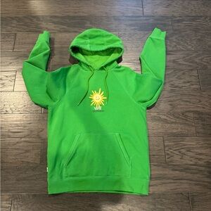 Vans Bright Green Pullover Hoodie with Logo Tag